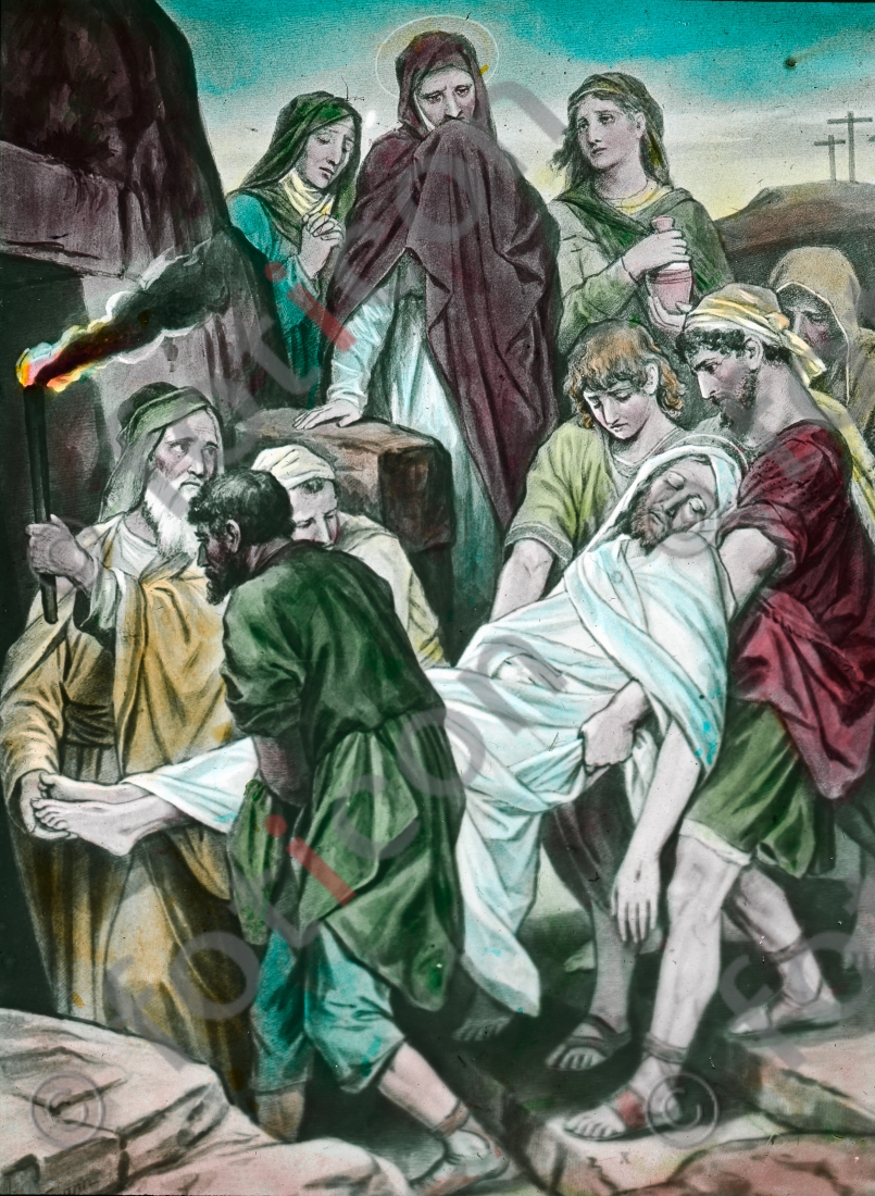 Grablegung Christi | Entombment of Christ - Foto foticon-600-Simon-043-Hoffmann-024-2.jpg | foticon.de - Bilddatenbank für Motive aus Geschichte und Kultur